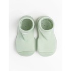 Ботиночки-носочки детские First Step с дышащей подошвой, размер 24, цвет зелёный - Фото 5