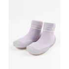Ботиночки-носочки детские First Step с дышащей подошвой, размер 23, цвет лавандовый - Фото 2