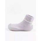 Ботиночки-носочки детские First Step с дышащей подошвой, размер 23, цвет лавандовый - Фото 3