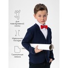 Жакет вязаный для мальчика Pure Love, School, рост 152-158 см, цвет синий - Фото 3