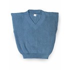 Жилет для девочки Knit рост 122 см, цвет голубой - Фото 1