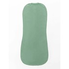 Пеленка-кокон на молнии с шапочкой Fashion, рост 56-68 см, цвет зелёный - Фото 4