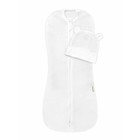 Пеленка-кокон на молнии с шапочкой Fashion, рост 56-68 см, цвет молочный - фото 109805734