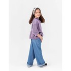 Свитер для девочки Knit Soft, рост 128 см, цвет фиолетовый - Фото 5