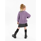 Свитер для девочки Knit Soft, рост 128 см, цвет фиолетовый - Фото 6