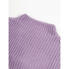 Свитер для девочки Knit Soft, рост 128 см, цвет фиолетовый - Фото 8