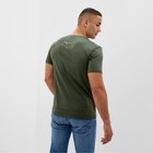 Футболка мужская MINAKU "Map" , цвет хаки, р-р 48 9556827