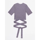 Топ для девочки с короткими рукавами на завязках Generation, рост 134 см, цвет фиолетовый - Фото 6