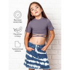 Топ для девочки с короткими рукавами Amarobaby Generation, рост 152 см, цвет фиолетовый - Фото 2