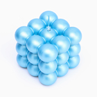 Свеча фигурная "Баблс" большой куб, 5х5х5 см, бирюзовый - фото 22085523