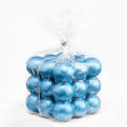 Свеча фигурная "Баблс" большой куб, 5х5х5 см, бирюзовый - фото 24534002