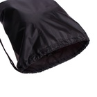 Мешок для обуви Calligrata на шнурке, однотонный, размер 49×0.5×41 см, чёрный - Фото 3