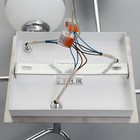 Люстра "Лира" 6х60Вт Е27 хром 80х74х19см - фото 48129768