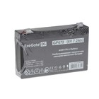 Аккумуляторная батарея ExeGate GP672, 7,2 Ач, 6 Вольт, клеммы F1 - фото 10339195
