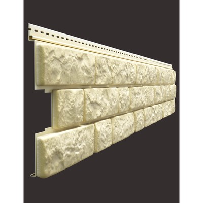 Сайдинг под камень DÖCKE LUX BERGART, 1800×280 мм, цвет кешью