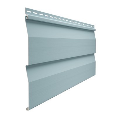 Сайдинг DÖCKE Standard «Корабельный брус» D4.5DL, 3000×230 мм, цвет голубика