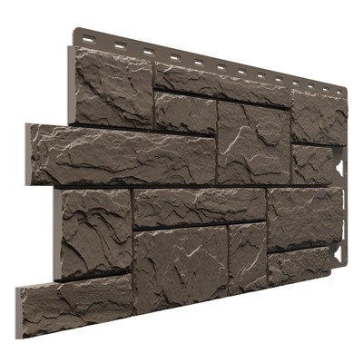 Панель фасадная DÖCKE STANDARD «СЛАНЕЦ», 930×406 мм, цвет Куршевель