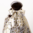 Карнавальный набор: платок, кокошник, золото на белом - Фото 4