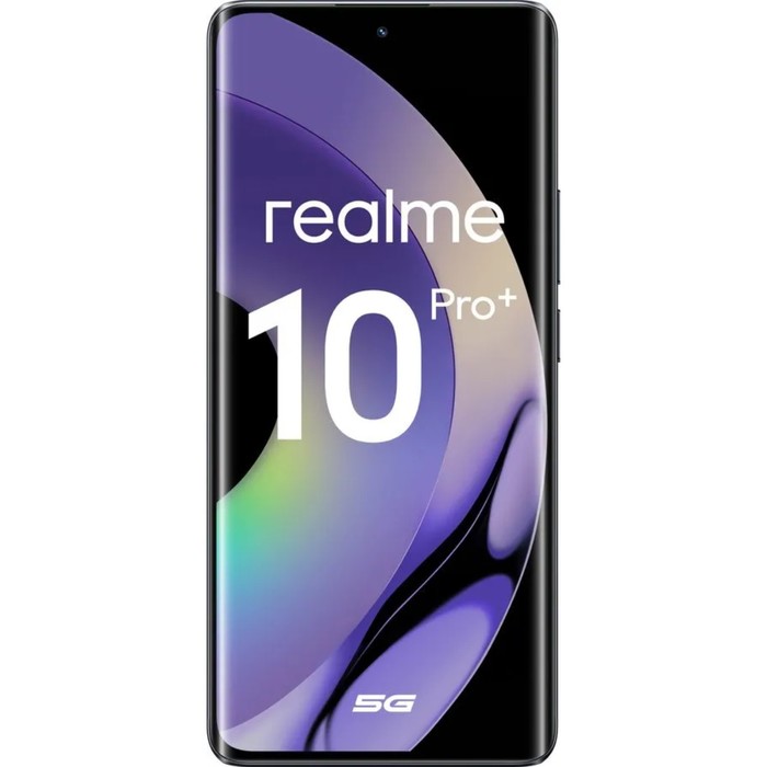 Смартфон Realme 10 Pro plus 5G, 6.7", 8Гб, 128Гб, 108Мп, 16Мп, 2sim, 5000мАч, черный - фото 51325849