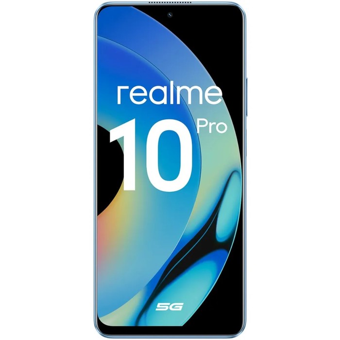 Смартфон Realme 10 Pro 5G, 6.72", 8Гб, 128Гб, 108Мп, 16Мп, 2sim, 5000мАч, голубой - фото 51325865