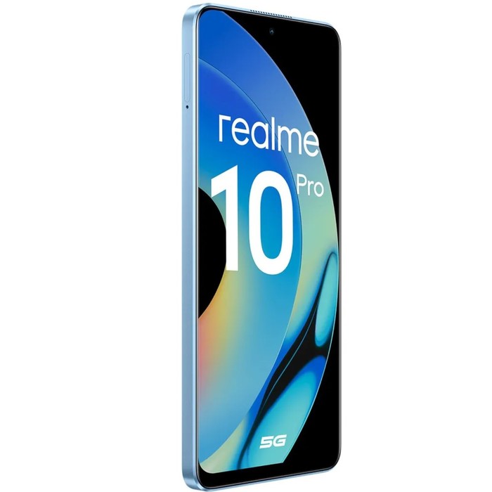 Смартфон Realme 10 Pro 5G, 6.72", 8Гб, 128Гб, 108Мп, 16Мп, 2sim, 5000мАч, голубой - фото 51325869