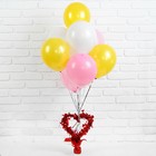 Грузик для шаров "Сердце", цвета МИКС - Фото 1