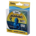 Шнур плетеный Namazu Supahiro 4Х, диаметр 0.18 мм, тест 10 кг, 100 м, желтый - фото 22087261