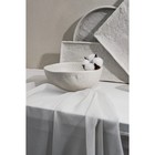 Салатник Magistro Slate, 620 мл, d=16 см, фарфор, белый - Фото 4