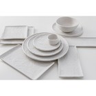 Салатник Magistro Slate, 620 мл, d=16 см, фарфор, белый - Фото 6