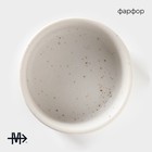 Соусник Magistro Slate, 70 мл, фарфор, белый - Фото 2