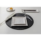 Блюдо фарфоровое для подачи Magistro Slate, 16×16 см, цвет белый - Фото 7