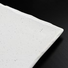 Блюдо фарфоровое для подачи Magistro Slate, 16×16 см, цвет белый - фото 4374800
