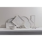 Блюдо для подачи Magistro Slate, d=16.1 см, фарфор, белое - Фото 9