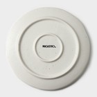 Блюдо для подачи Magistro Slate, d=16.1 см, фарфор, белое - Фото 4