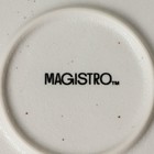 Блюдо фарфоровое для подачи Magistro Slate, d=16,1 см, цвет белый - Фото 5