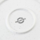 Блюдо для подачи Magistro Slate, d=16.1 см, фарфор, белое - Фото 6