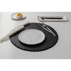 Блюдо для подачи Magistro Slate, d=21 см, фарфор, белое - Фото 7