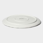 Блюдо для подачи Magistro Slate, d=21 см, фарфор, белое - Фото 3