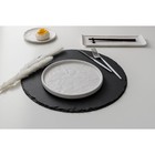 Блюдо для подачи Magistro Slate, d=22.5 см, фарфор, белое - Фото 7