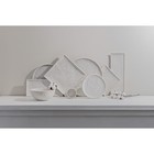 Блюдо для подачи Magistro Slate, d=22.5 см, фарфор, белое - Фото 8