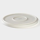 Блюдо для подачи Magistro Slate, d=22.5 см, фарфор, белое - Фото 3