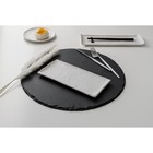 Блюдо для подачи Magistro Slate, 25×12 см, фарфор, белое - Фото 7