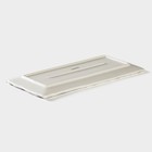 Блюдо для подачи Magistro Slate, 25×12 см, фарфор, белое - Фото 3