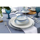 Блюдо для подачи Magistro Slate, d=27.2 см, фарфор, белое - Фото 11