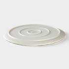 Блюдо для подачи Magistro Slate, d=27.2 см, фарфор, белое - Фото 3