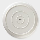 Блюдо для подачи Magistro Slate, d=27.2 см, фарфор, белое - Фото 4