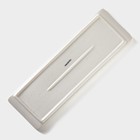 Блюдо фарфоровое для подачи Magistro Slate, 30×10 см, белое - Фото 4