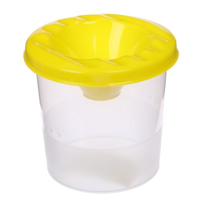 Стакан - непроливайка для рисования Calligrata, 210 мл, жёлтый