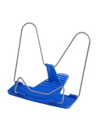 Подставка для книг Calligrata «ПРЕСТИЖ», с пластмассовым упором, европодвес, синяя - Фото 1