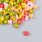 Декор для творчества пластик "Астры цветные" набор 100 шт МИКС 0,6х0,6 см - Фото 3